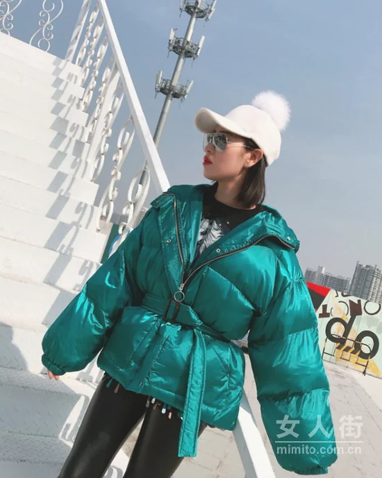 只要你会搭配，过年一件棉服就足够