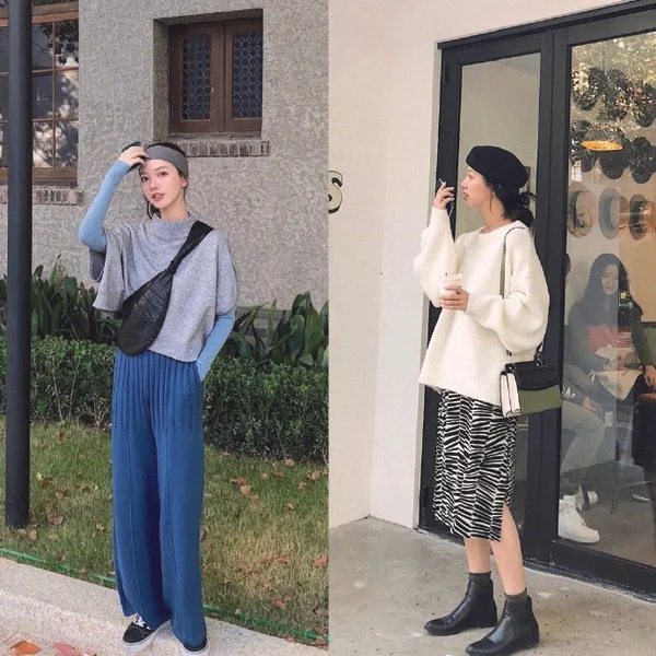 18套可盐可甜凉秋穿搭，秋天尝试不同颜色