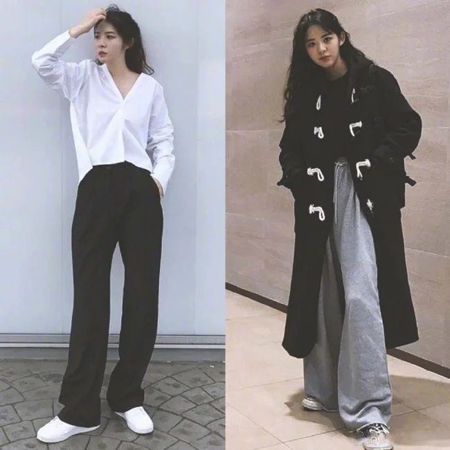 18款黑白风酷女孩的穿搭参考