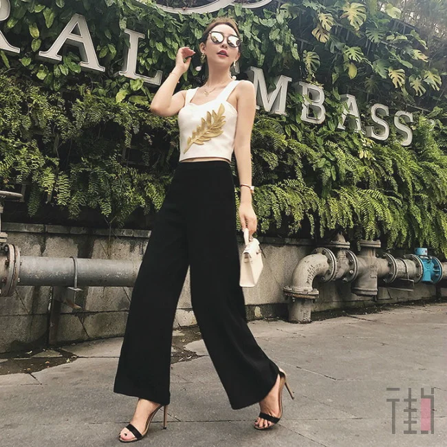 气质范的阔腿裤，让你淑女显气场