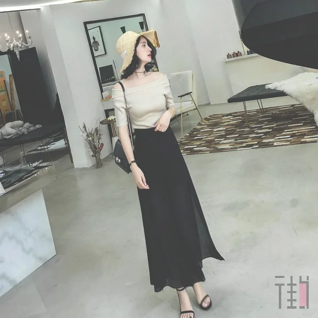 气质范的阔腿裤，让你淑女显气场