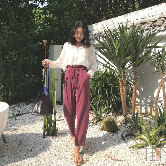 气质范的阔腿裤，让你淑女显气场