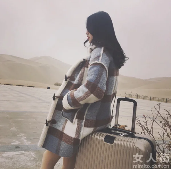 冬季流行穿搭，学院风呢子大衣搭配