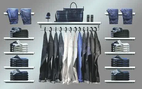 服装店货架设计