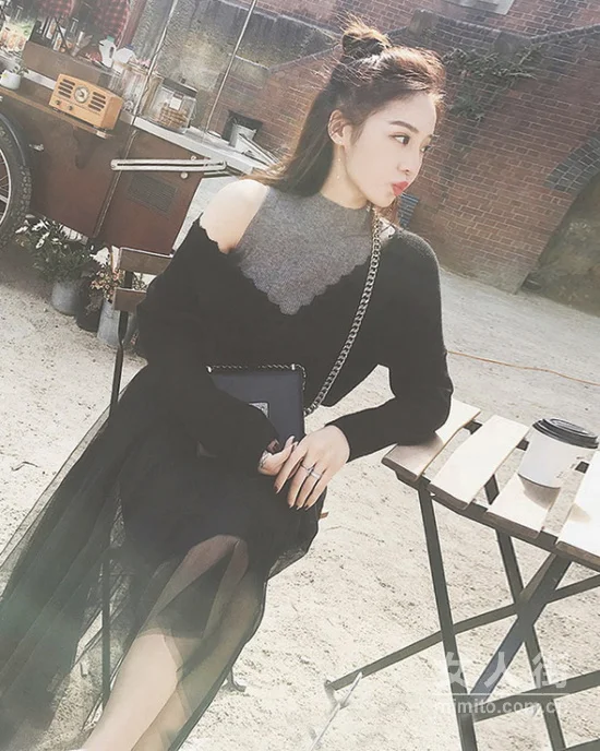 春节相亲装 针织裙穿好就是暖瘦美