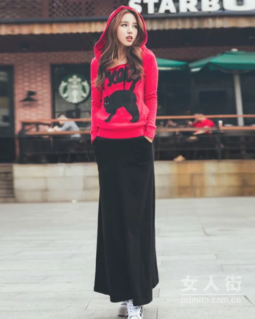 优雅的半身裙穿搭，冬日浪漫女人味