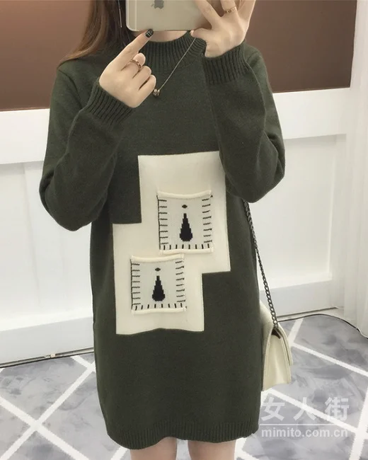 2018年1月：针织裙显瘦、显高、显曲线