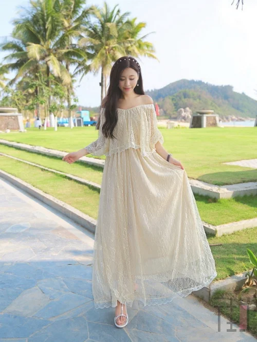 女人明媚的春天,怎少得了一条长裙