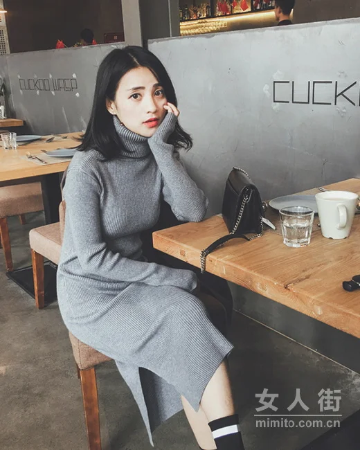 2018年1月：针织裙显瘦、显高、显曲线