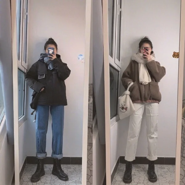 18套适合酷女孩的秋冬保暖系穿搭