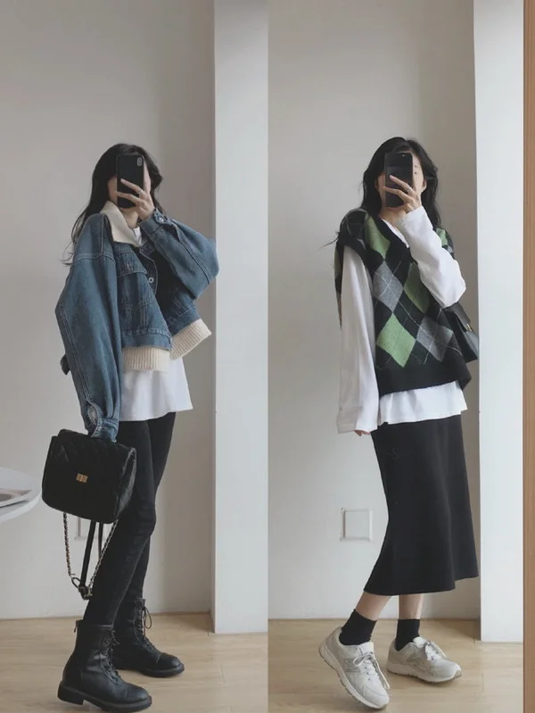 18套简约高回头率秋冬穿搭look