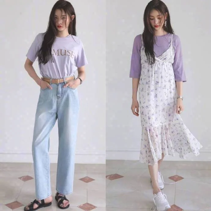 随性休闲+淑女范的18款日常穿搭