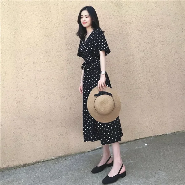 早秋连衣裙穿搭，帮你站到C位