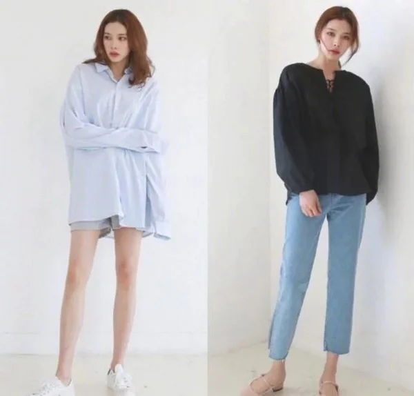 高个女生极简LOOK穿搭，清新简约有气质