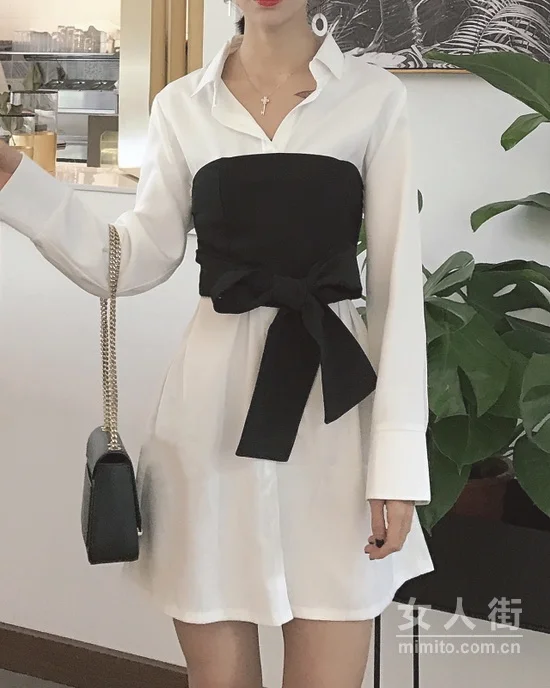 早春三月，小仙女的纯色衬衫搭配