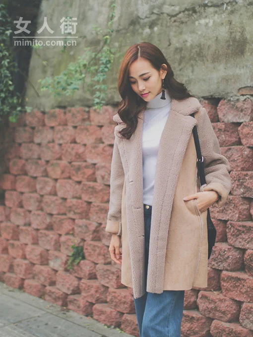 冬日的浪漫搭配,从羊羔绒外套开始