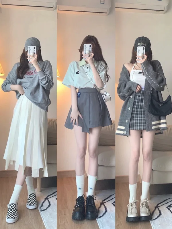 又纯又欲！6月学院风辣妹穿搭抢鲜看