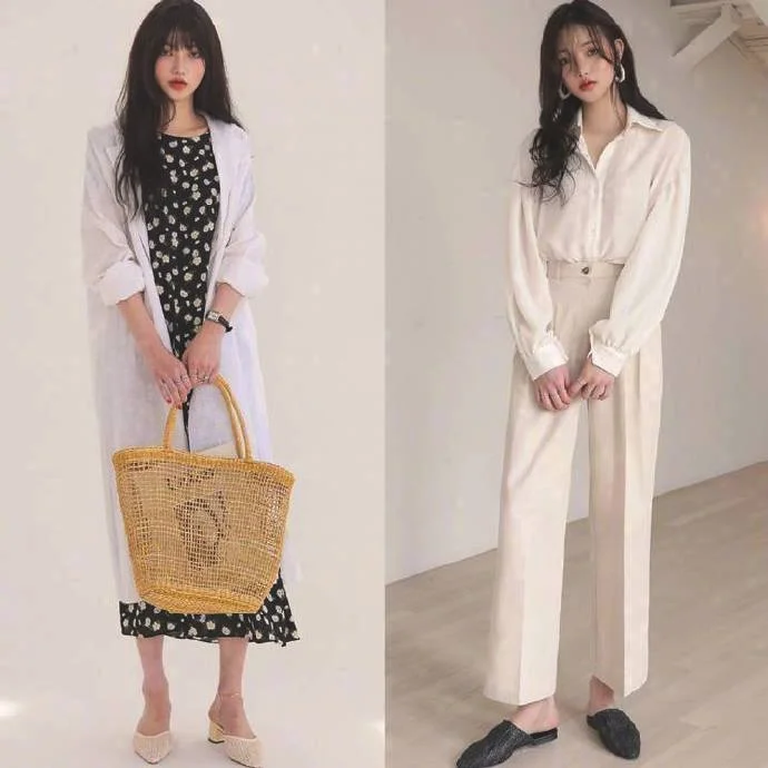 随性休闲+淑女范的18款日常穿搭