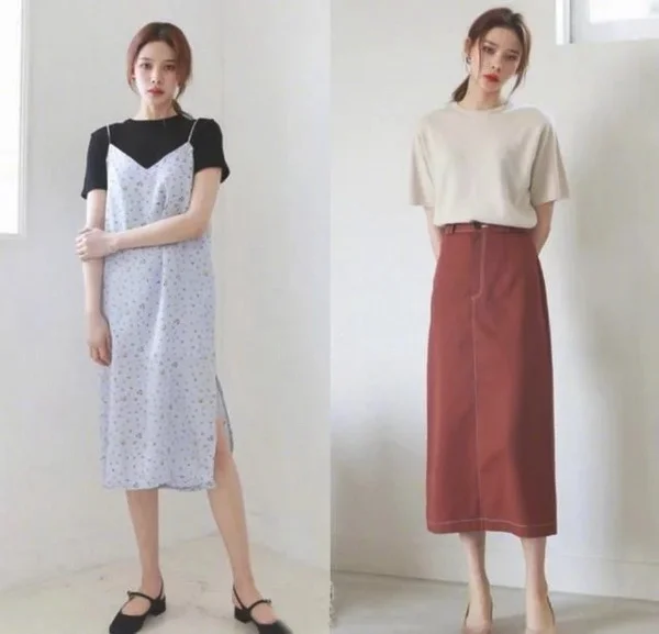 高个女生极简LOOK穿搭，清新简约有气质
