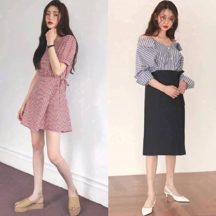 随性休闲+淑女范的18款日常穿搭