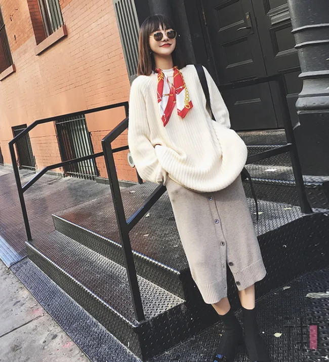 大衣里打底衫这么搭，美得不像话