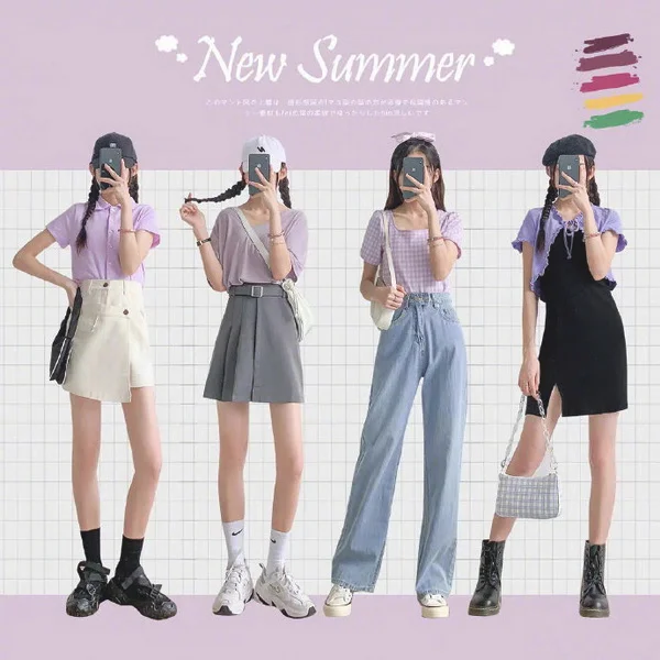 元气女孩的清爽夏日穿搭合集