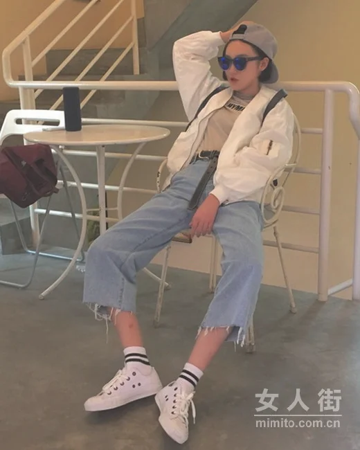 外套搭配阔腿裤，时髦温度两不误！