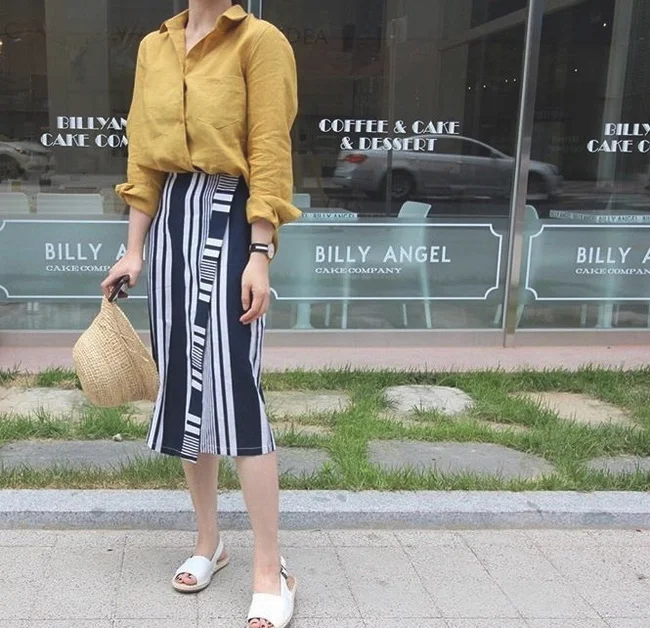 90后女人清爽乾淨的夏日休闲look