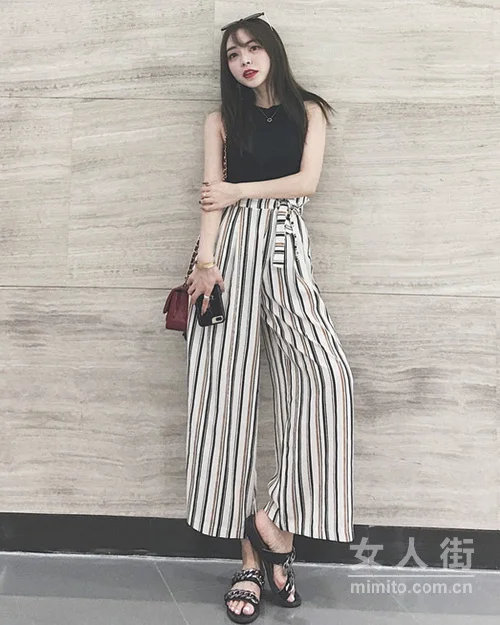 真时髦的九分裤，拉高腰线Get起来！