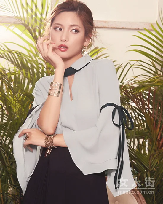 气质女孩爱雪纺,飘逸清凉又时髦