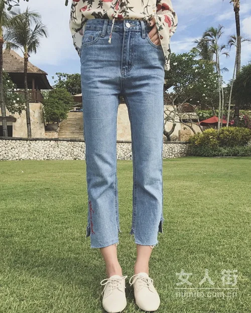 真时髦的九分裤，拉高腰线Get起来！