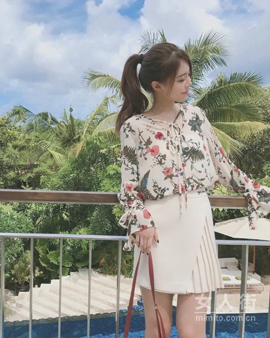 气质女孩爱雪纺,飘逸清凉又时髦