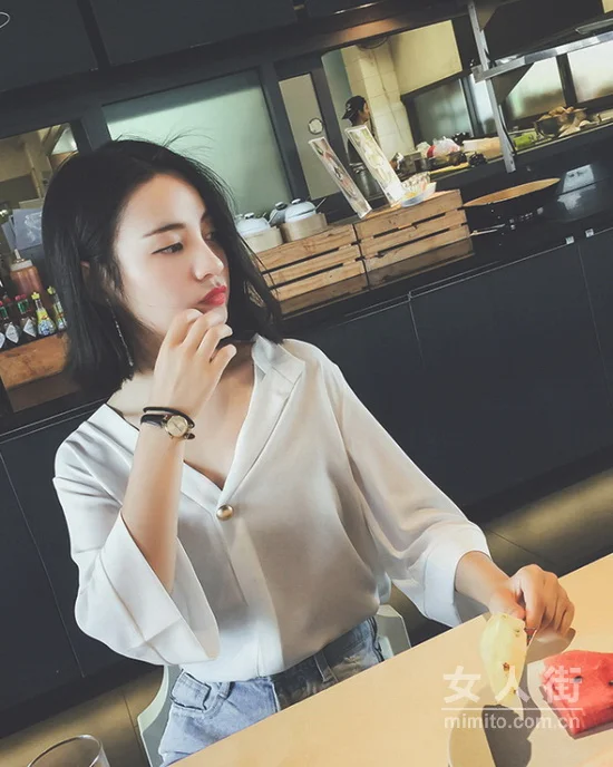 气质女孩爱雪纺,飘逸清凉又时髦