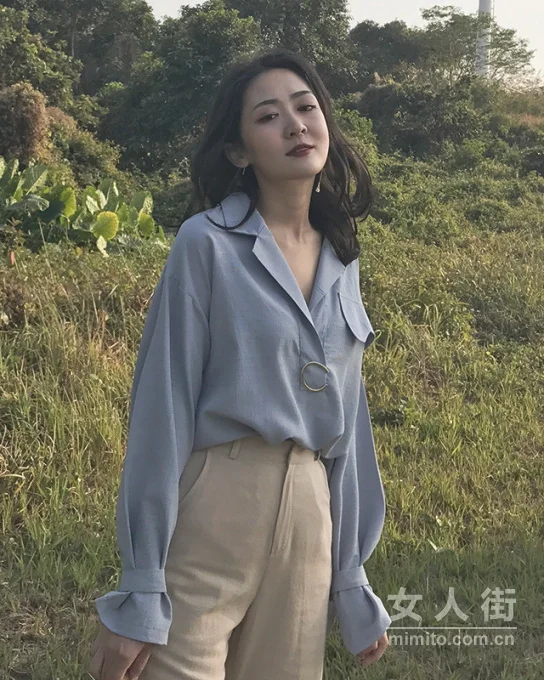 衬衣穿着有讲究，穿对了分分钟变女神！