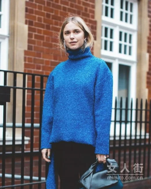基础色调高领毛衣，有型又时髦一冬季