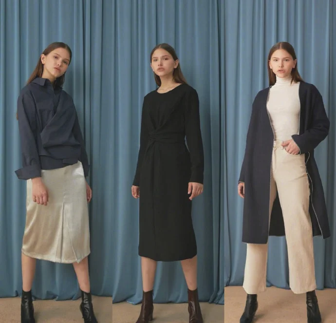 适合上班族女性秋冬季职场穿搭图片