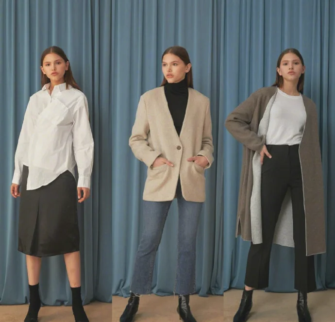 适合上班族女性秋冬季职场穿搭图片