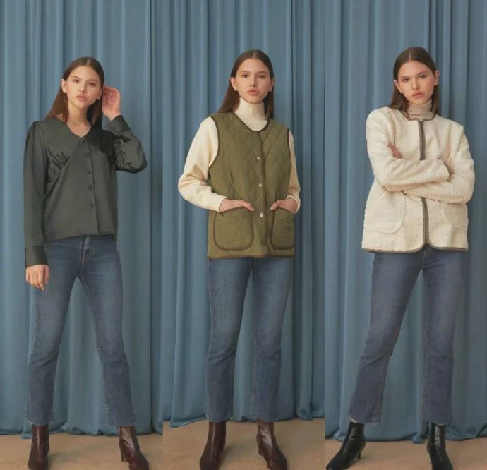 适合上班族女性秋冬季职场穿搭图片