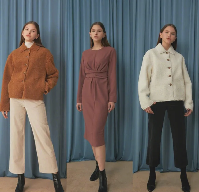 适合上班族女性秋冬季职场穿搭图片