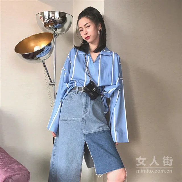 可萝莉可御姐，衬衫的穿法你要GET
