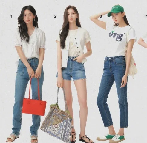 为夏日增加清凉感的蓝色系穿搭示范