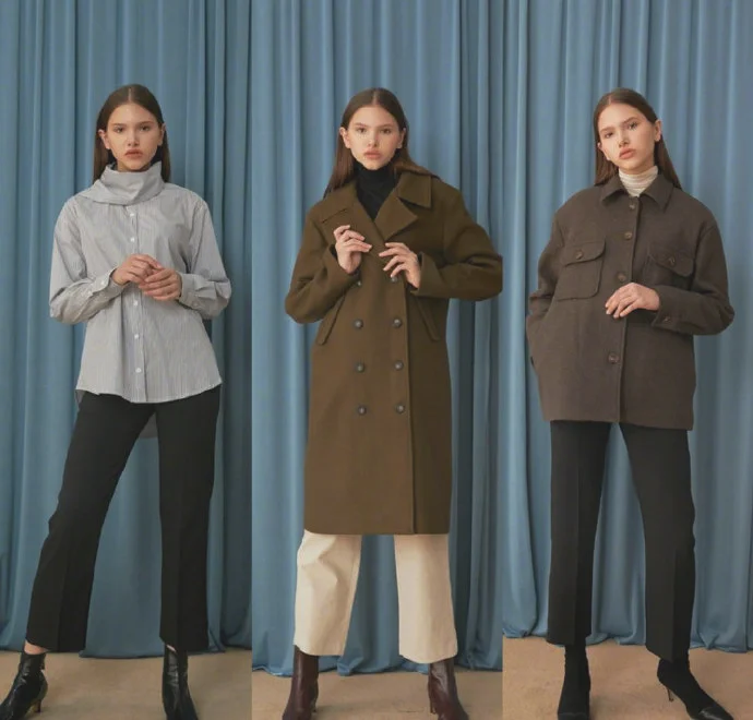 适合上班族女性秋冬季职场穿搭图片