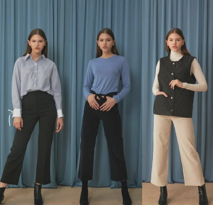 适合上班族女性秋冬季职场穿搭图片