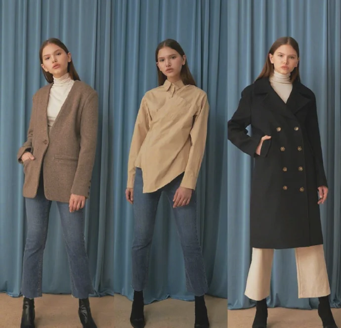 适合上班族女性秋冬季职场穿搭图片