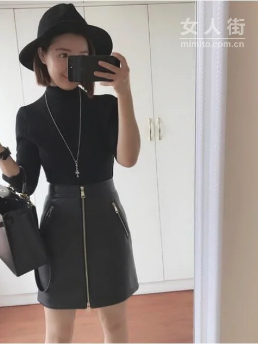 我想说的是身材不够,皮裙来凑!