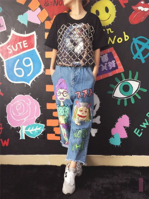 帅气随性牛仔元素穿搭，做个酷女孩