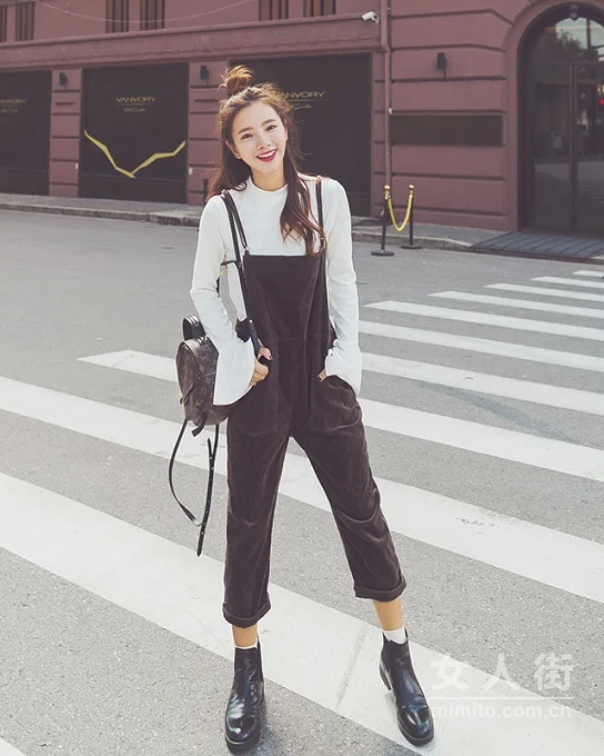 春季减龄搭配，背带裤的美好时代