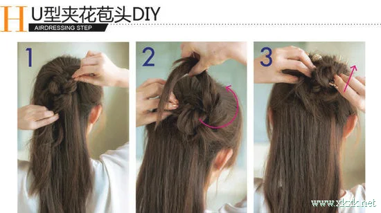 小发夹大作用 给发型来个美容“手术”