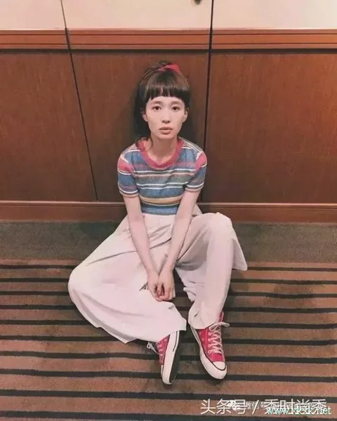 日本麻豆的眉上刘海 打造精彩的造型