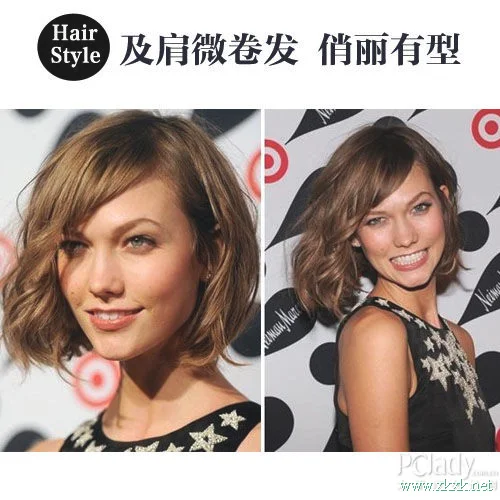 微卷&侧分 2013时尚不败发型